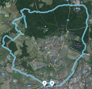 Tady je mapa