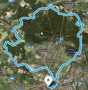Tady je mapa