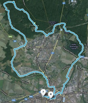 Tady je mapa