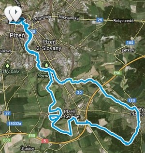 Tady je mapa