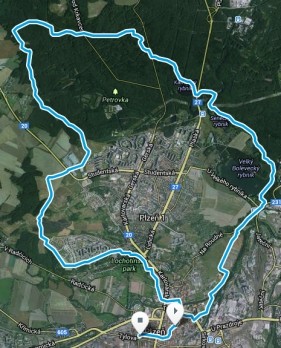 Tady je mapa