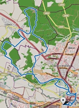 Tady je mapa