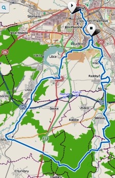 Tady je mapa