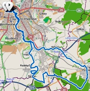 Tady je mapa