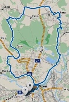 Tady je mapa
