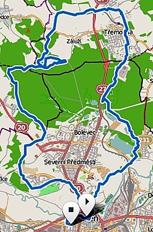 Tady bude mapa