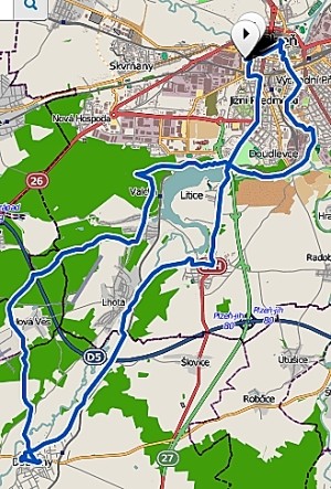 Tady je mapa