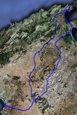Mapa 3. den